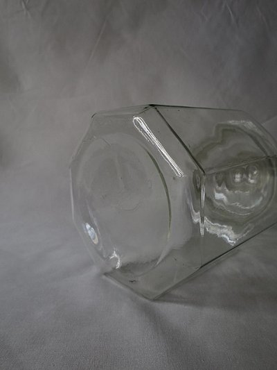 画像1: 八角形ガラス瓶