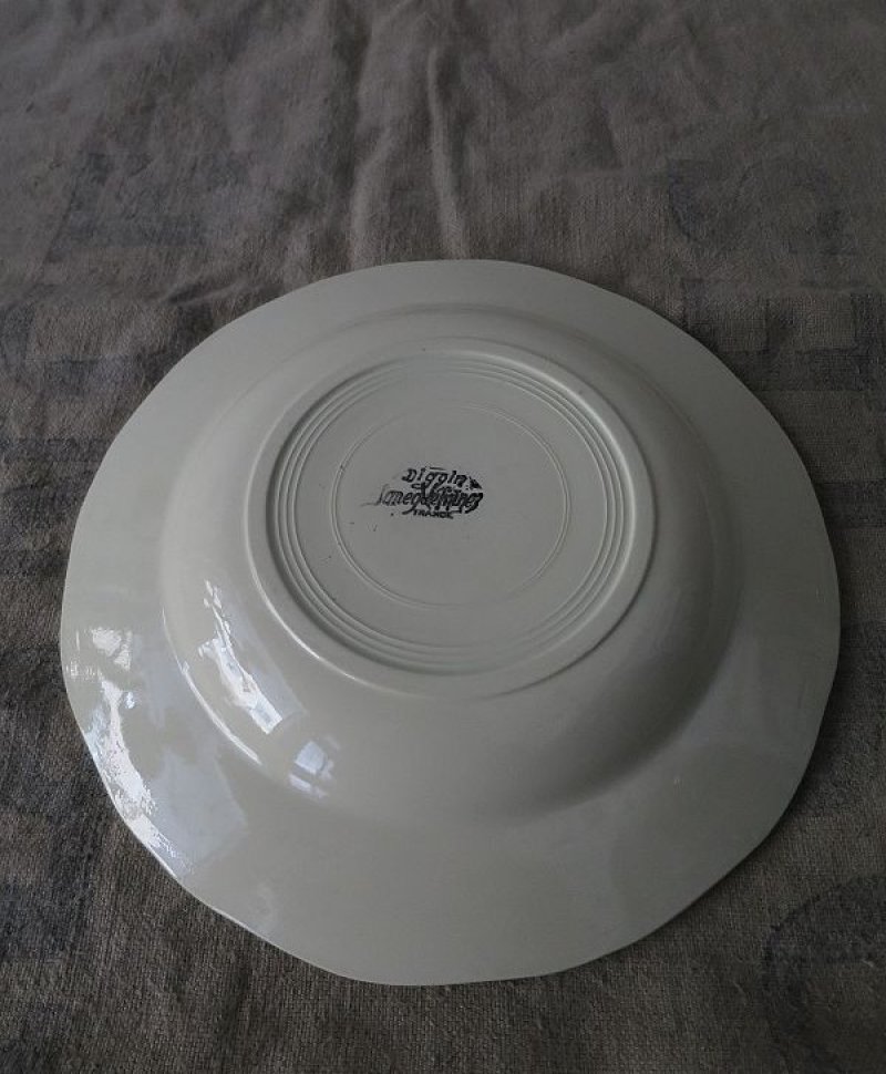 画像1: digoin＆sarregueminesの輪花深皿(A)