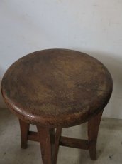 画像2: 裾広がりの丸椅子 (2)