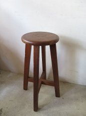 画像1: 背の高い丸椅子 (1)