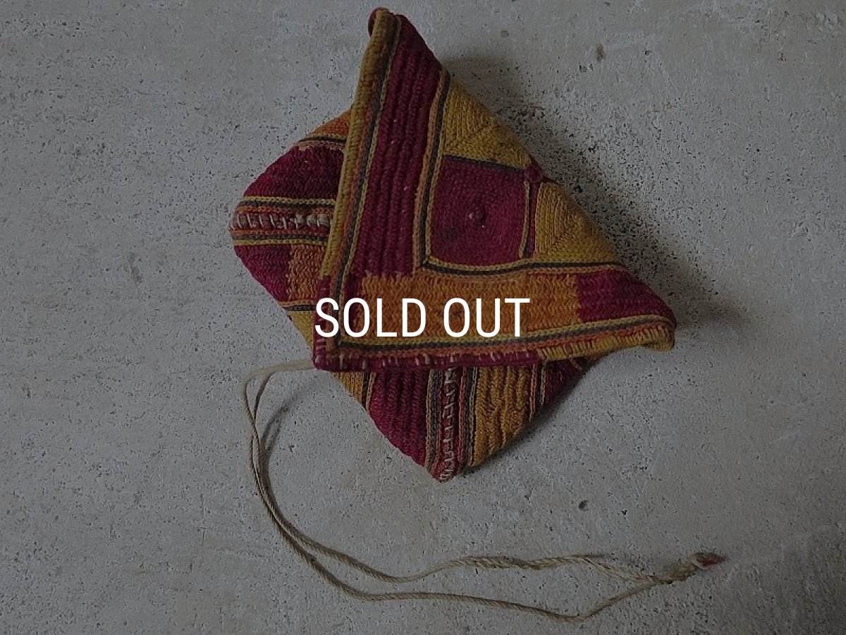 画像9: バンジャーラ族古い小物入れ (9)