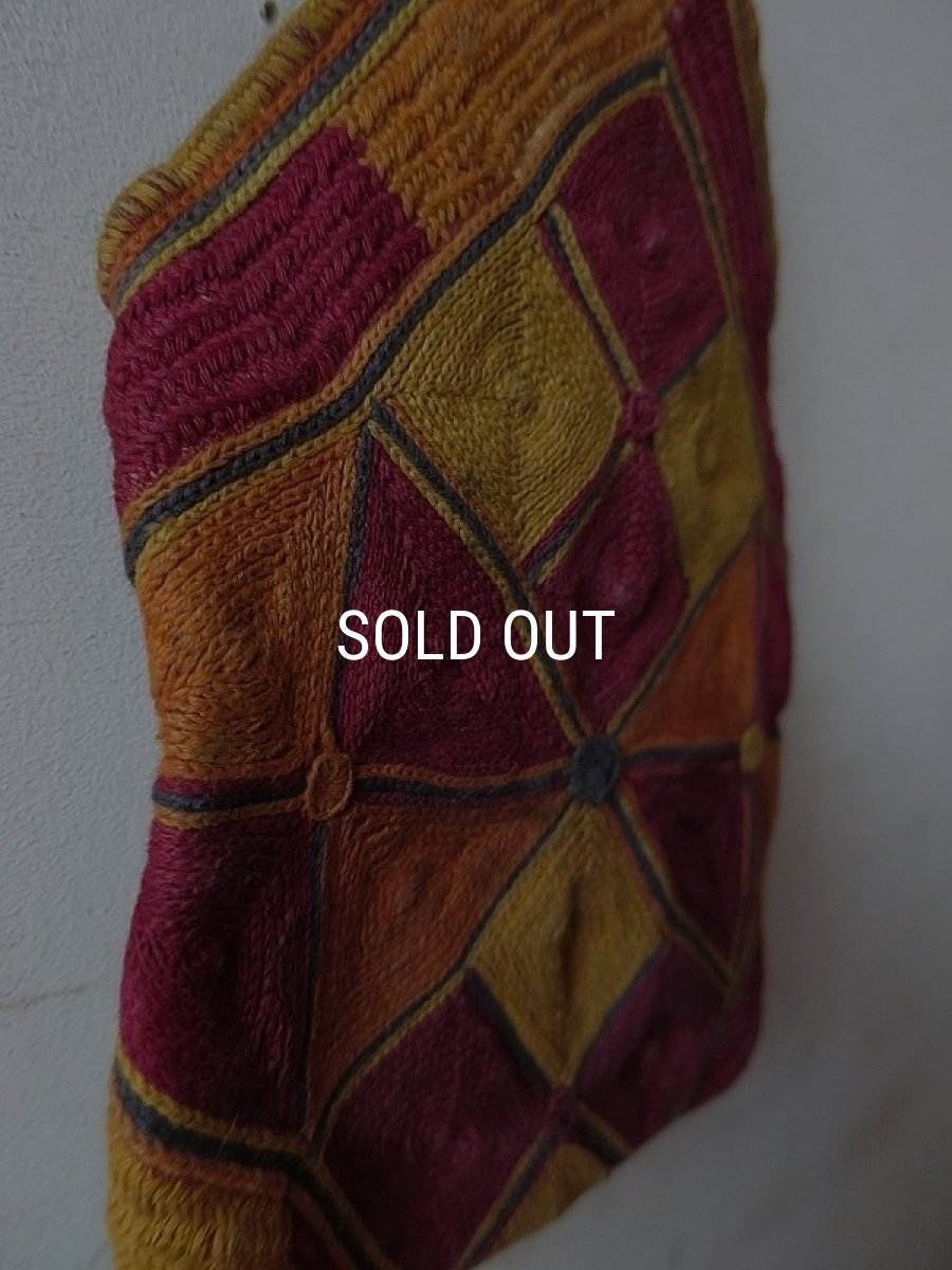 画像6: バンジャーラ族古い小物入れ (6)