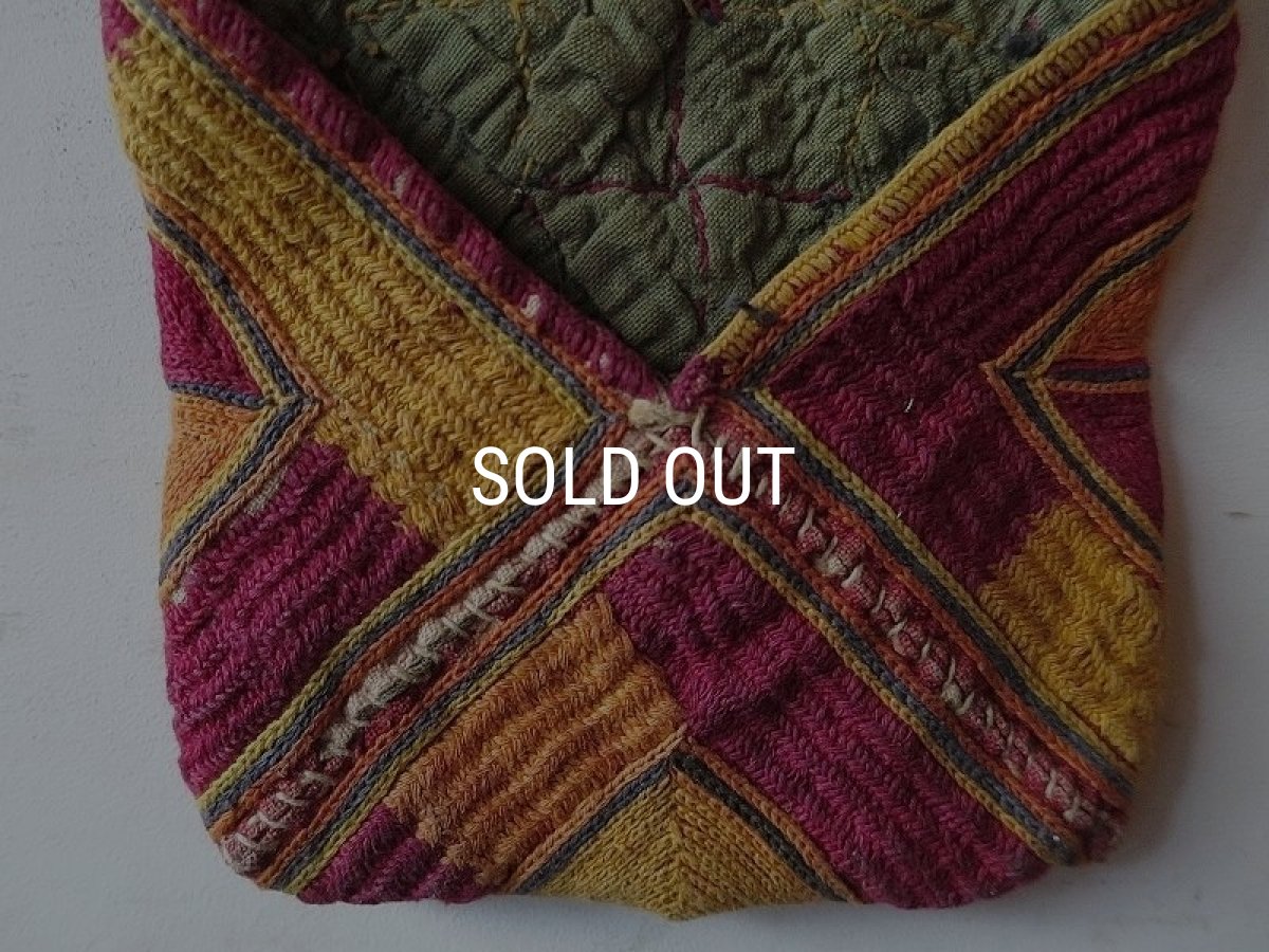 画像8: バンジャーラ族古い小物入れ (8)