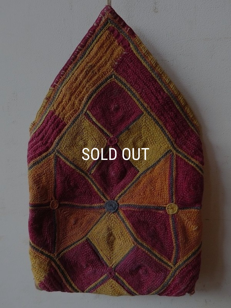 画像3: バンジャーラ族古い小物入れ (3)