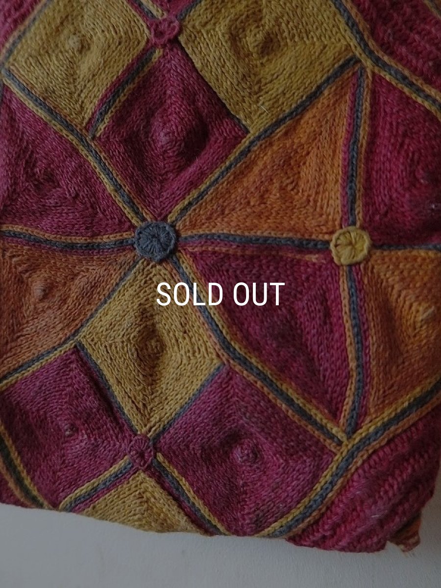 画像4: バンジャーラ族古い小物入れ (4)