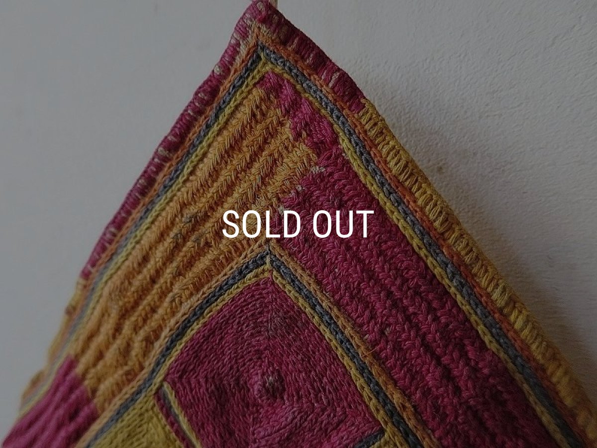 画像5: バンジャーラ族古い小物入れ (5)