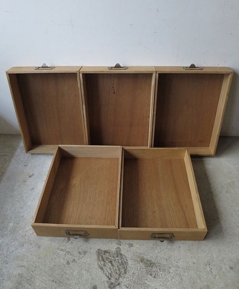 画像2: A4用紙収納5段小引き出し