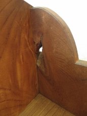 画像7: 重厚で木目の綺麗な本立て (7)