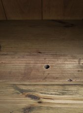 画像19: 木味の良いパタパタ扉の6段収納棚 (19)