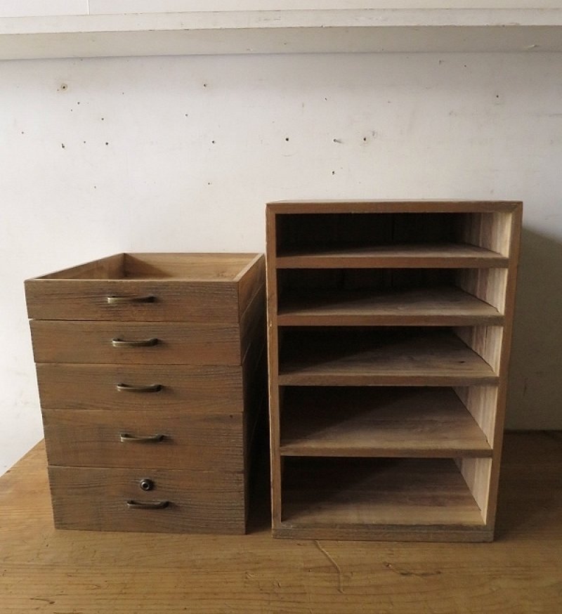 画像3: 桐製5段小引き出し