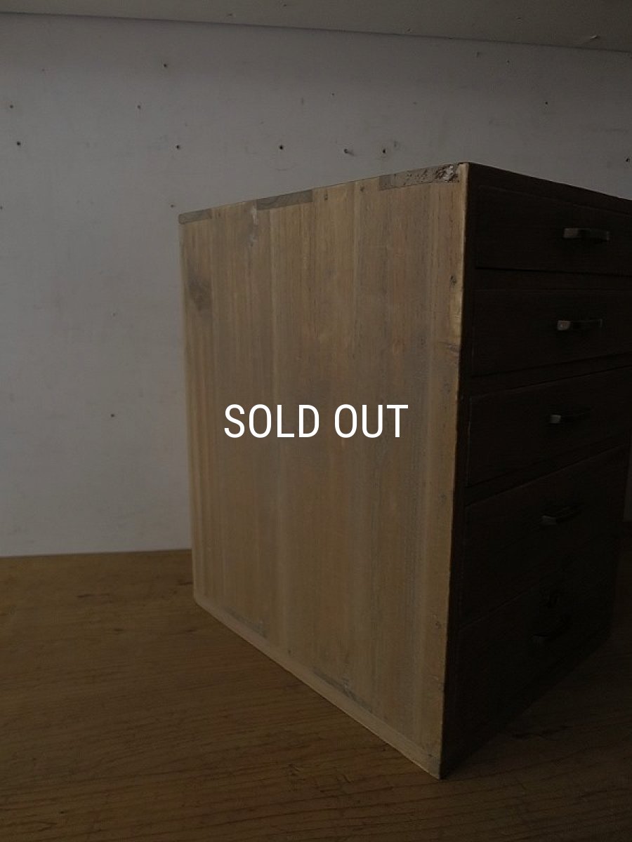 画像5: 桐製5段小引き出し (5)