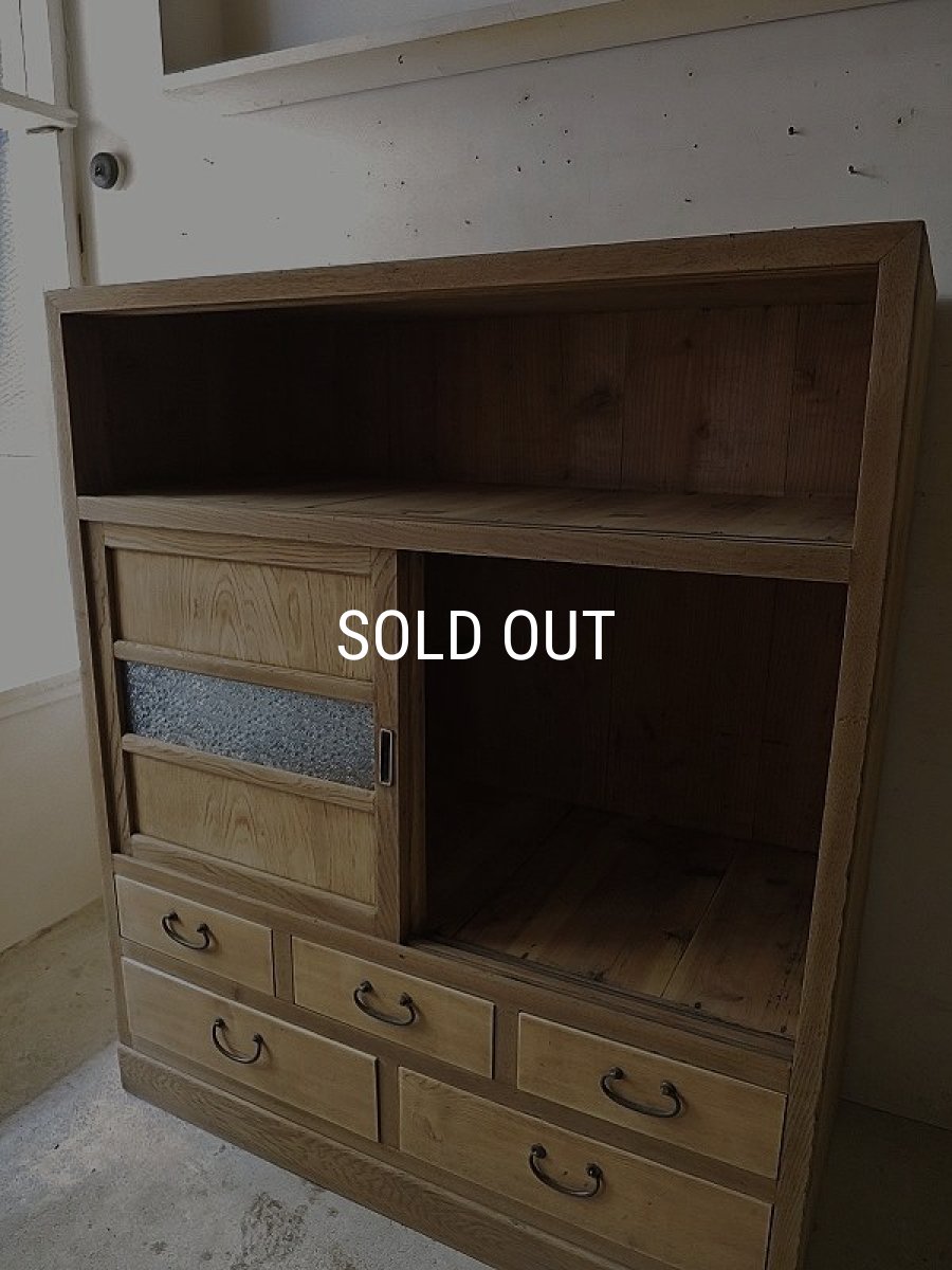 画像4: 引き出し5杯付き食器棚 (4)