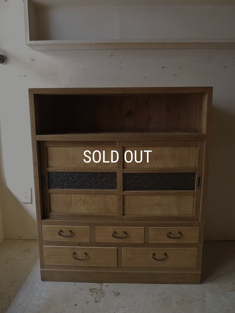 画像3: 引き出し5杯付き食器棚 (3)