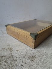 画像4: 木枠ガラス蓋の駄菓子ケース (4)