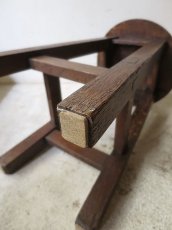 画像8: 楢材丸椅子 (8)