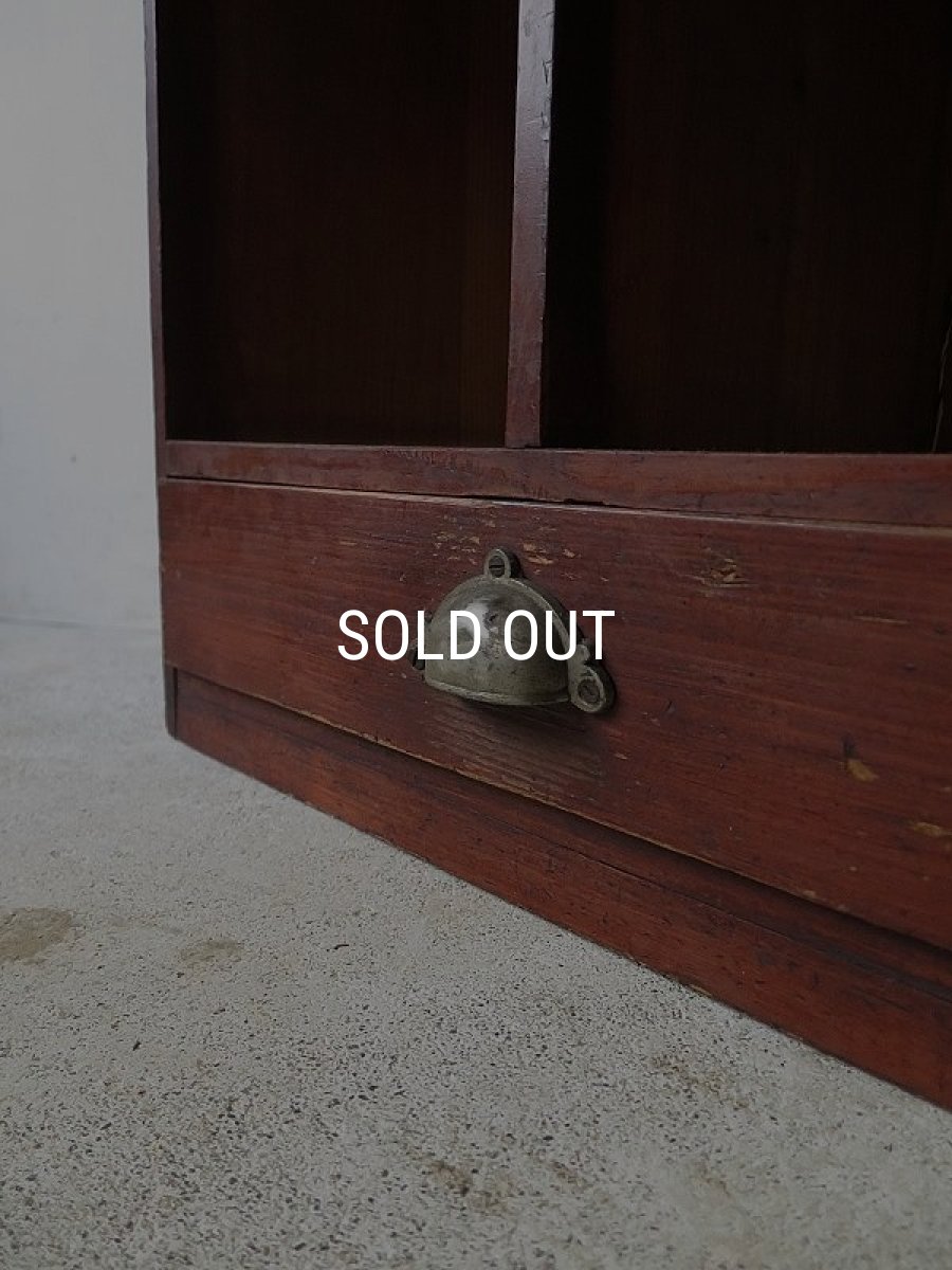 画像6: 引き出し付き4マス収納棚 (6)