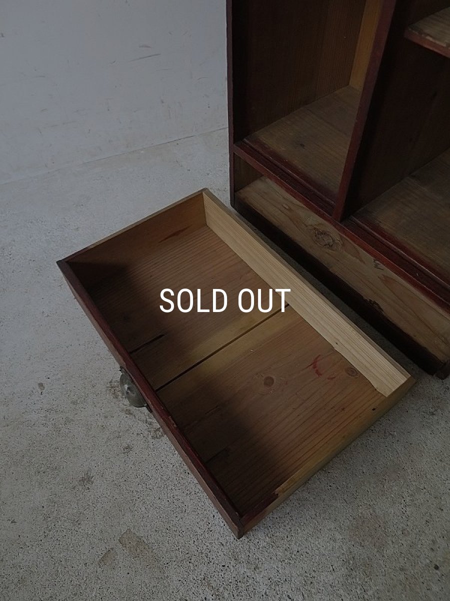 画像7: 引き出し付き4マス収納棚 (7)