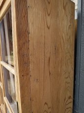画像13: 木枠ガラス戸の引き出し付き食器棚 (13)