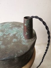 画像9: 銅製漏斗のペンダントライト (9)