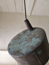 画像8: 銅製漏斗のペンダントライト (8)