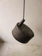 画像7: 銅製漏斗のペンダントライト (7)