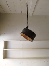 画像1: 銅製漏斗のペンダントライト (1)