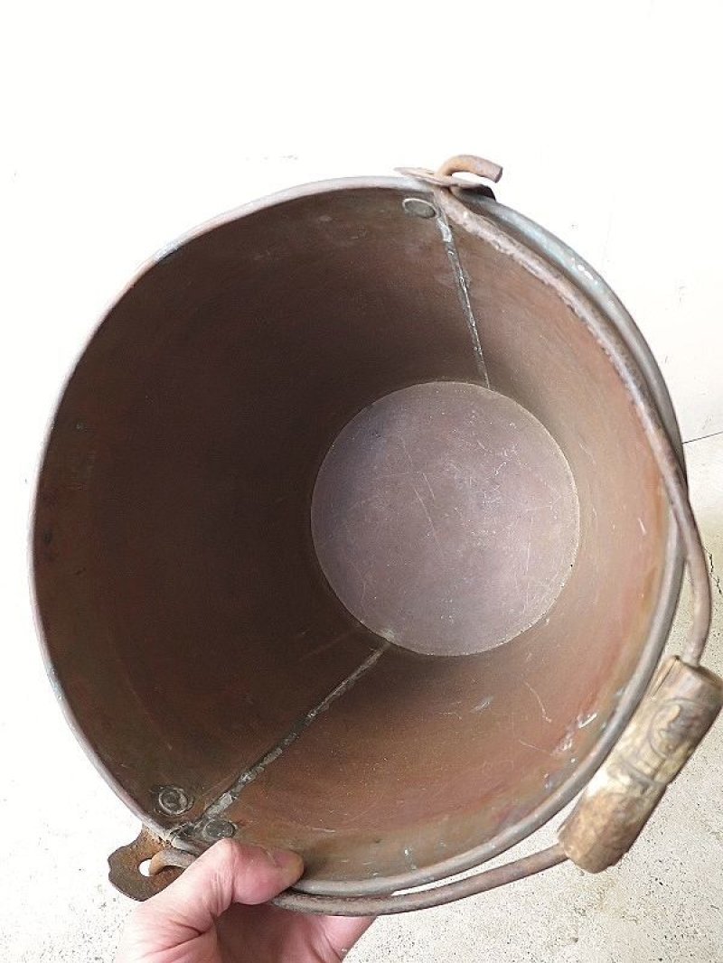 画像1: 銅製バケツ