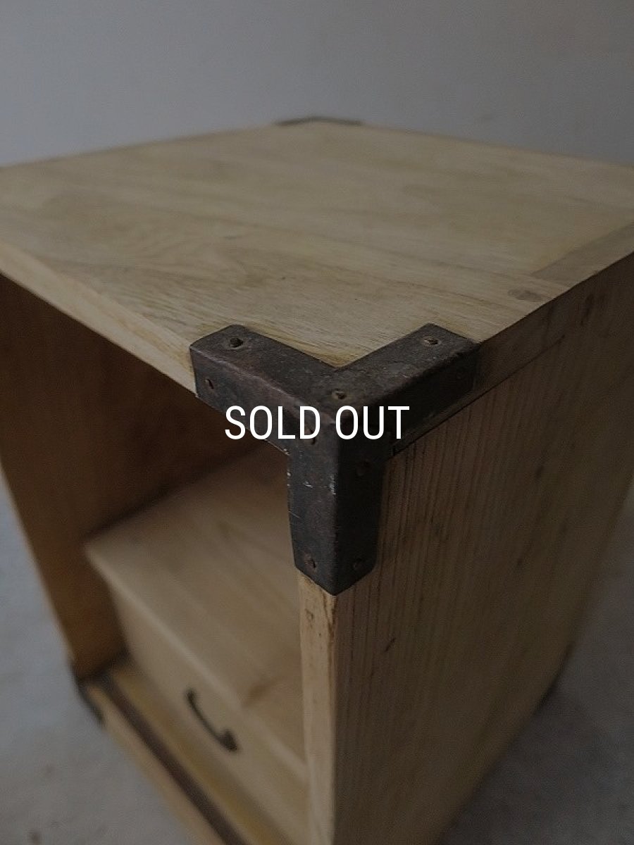 画像12: 欅材の引き出し付き収納箱 (12)