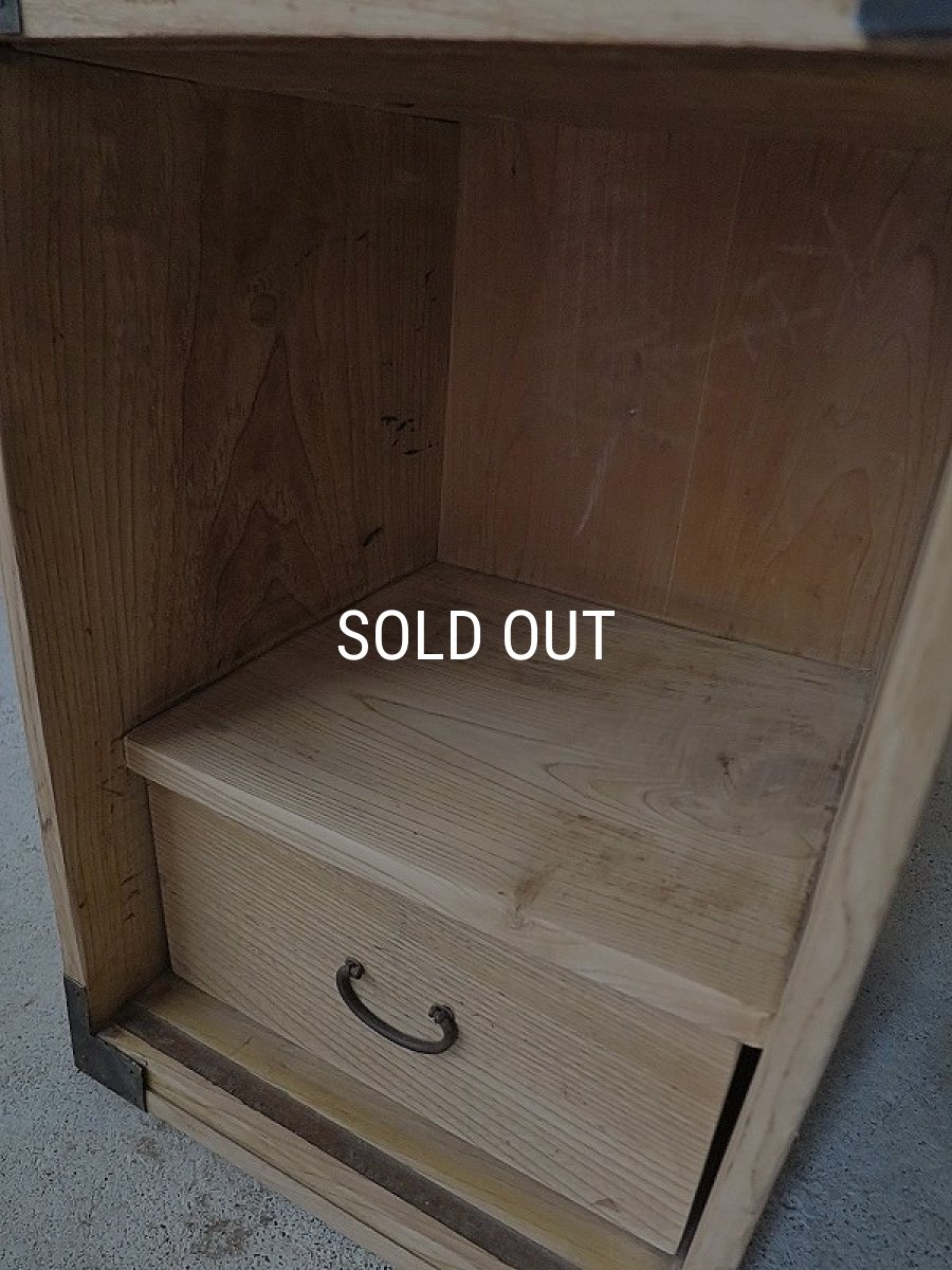 画像9: 欅材の引き出し付き収納箱 (9)