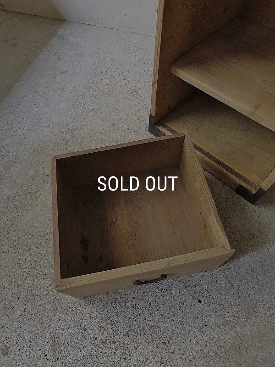 画像10: 欅材の引き出し付き収納箱 (10)
