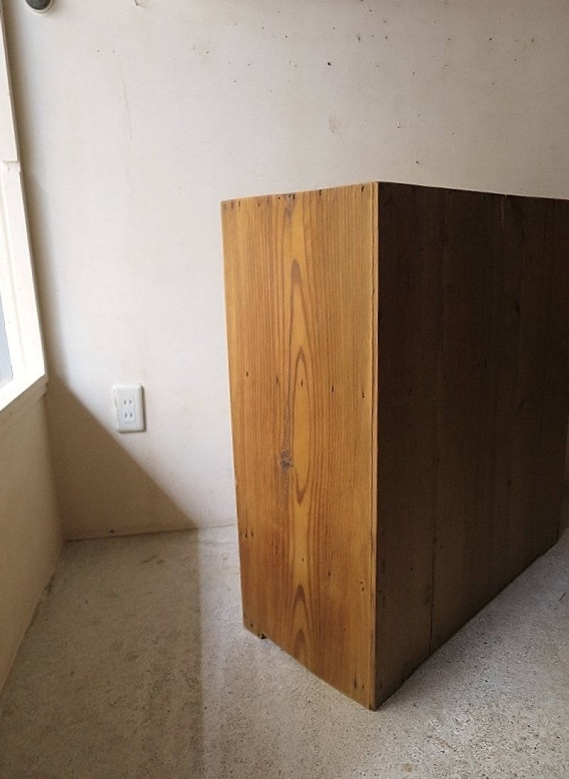 画像3: 観音扉の引き出し付き収納棚