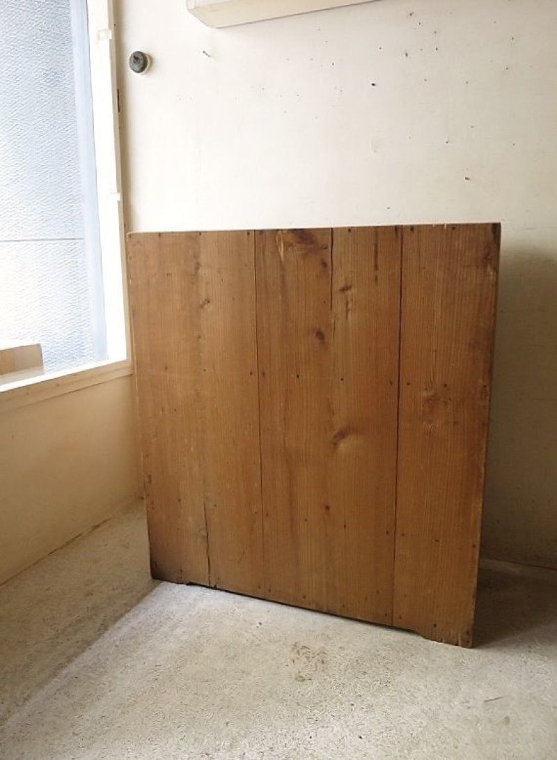 画像2: 観音扉の引き出し付き収納棚