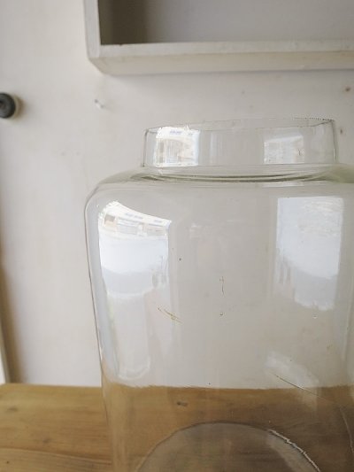 画像2: アルミ蓋の筒形ガラス容器