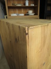 画像13: 木肌の良い引き出し2杯付き食器棚 (13)