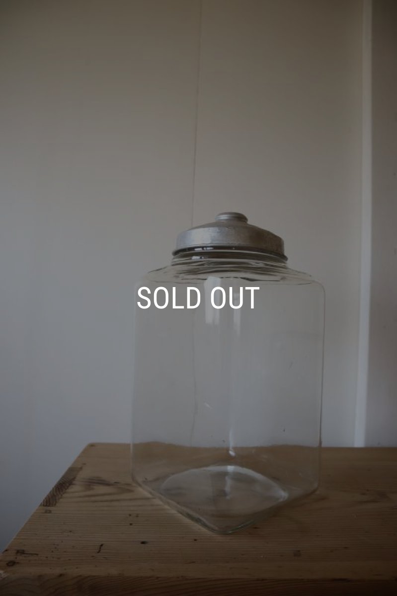 画像2: アルミ蓋付き四角ガラス瓶（A） (2)