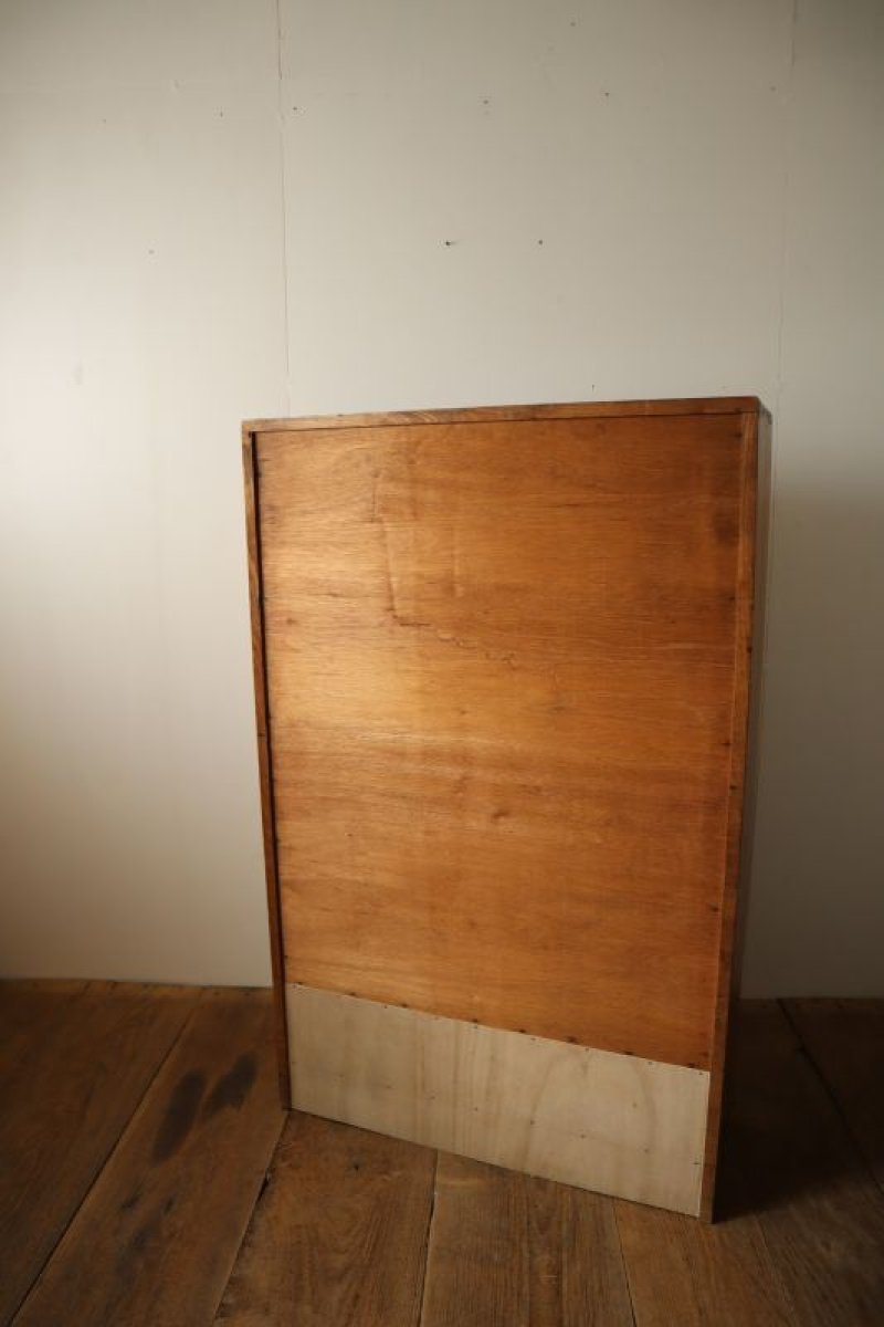 画像2: 観音扉の引き出し付き収納棚