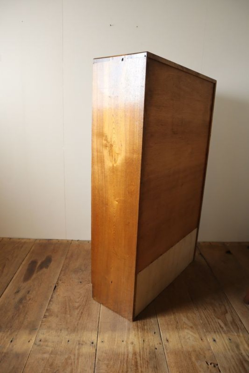 画像3: 観音扉の引き出し付き収納棚