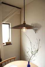画像4: 青木三千代作 銅製シェードのペンダントライト(2) (4)