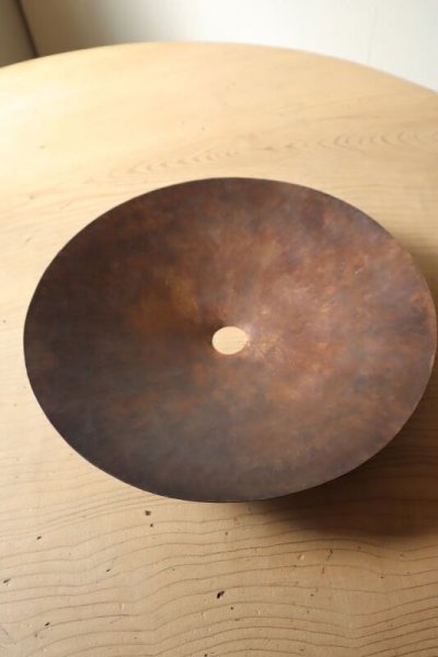 画像3: 青木三千代作 銅製シェードのペンダントライト(2)