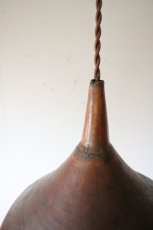 画像11: 銅製漏斗のペンダントライト(2) (11)