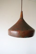画像9: 銅製漏斗のペンダントライト(2) (9)
