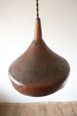 画像10: 銅製漏斗のペンダントライト(2) (10)