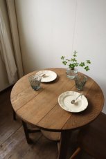 画像3: 楢の丸テーブル (3)