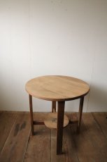 画像4: 楢の丸テーブル (4)