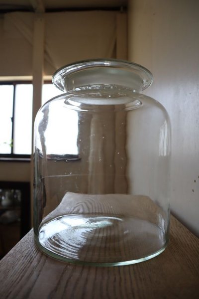 画像1: 蓋付きガラス容器