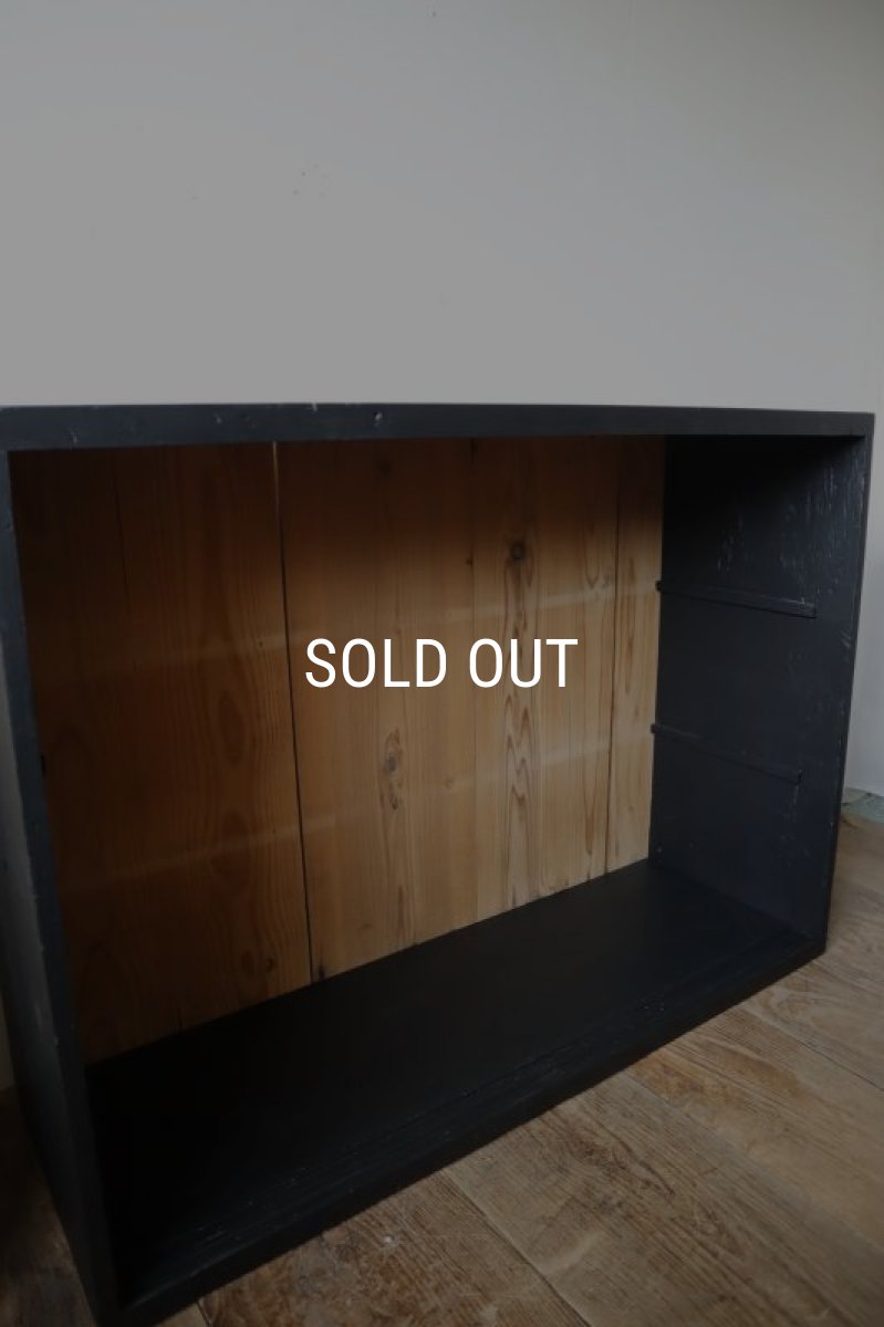 画像13: セール品！黒色収納戸棚 (13)