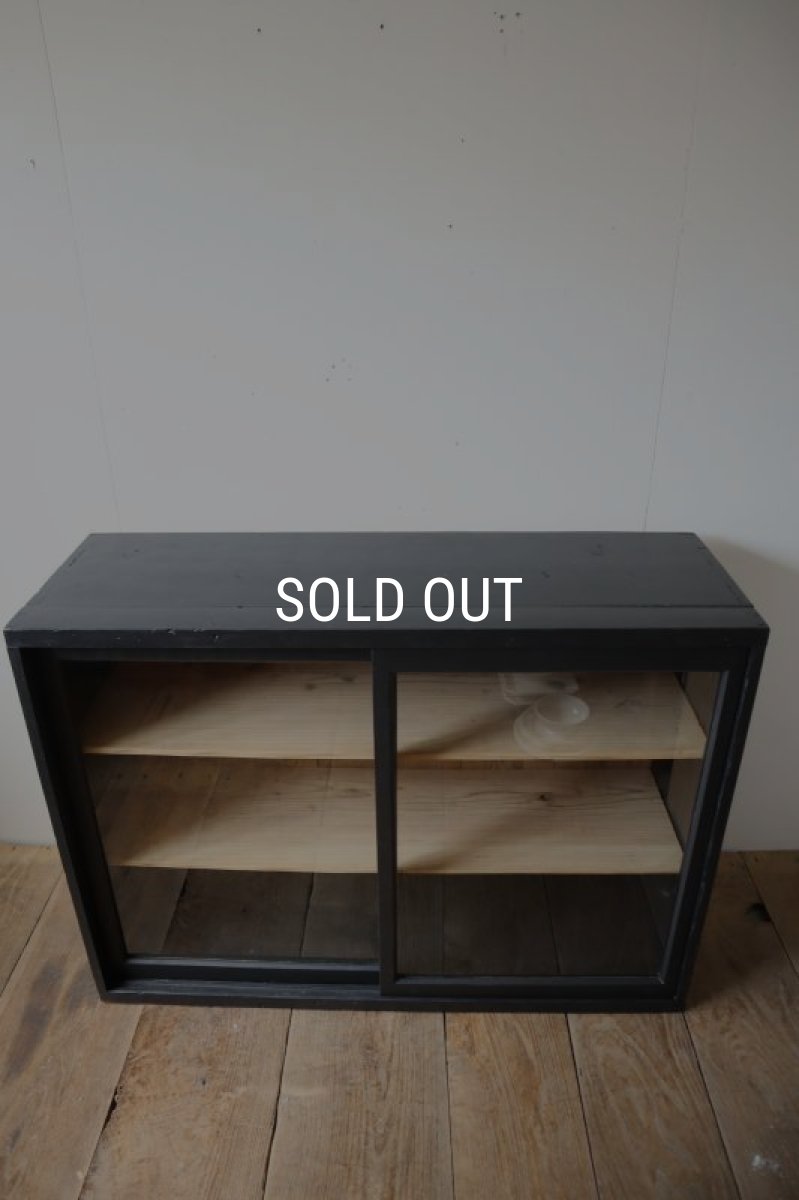 画像7: セール品！黒色収納戸棚 (7)