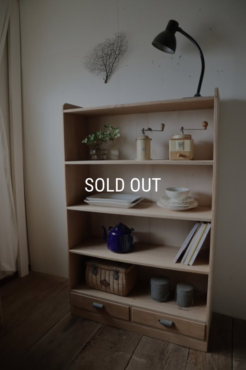 画像2: 引き出し付きオープンラック (2)