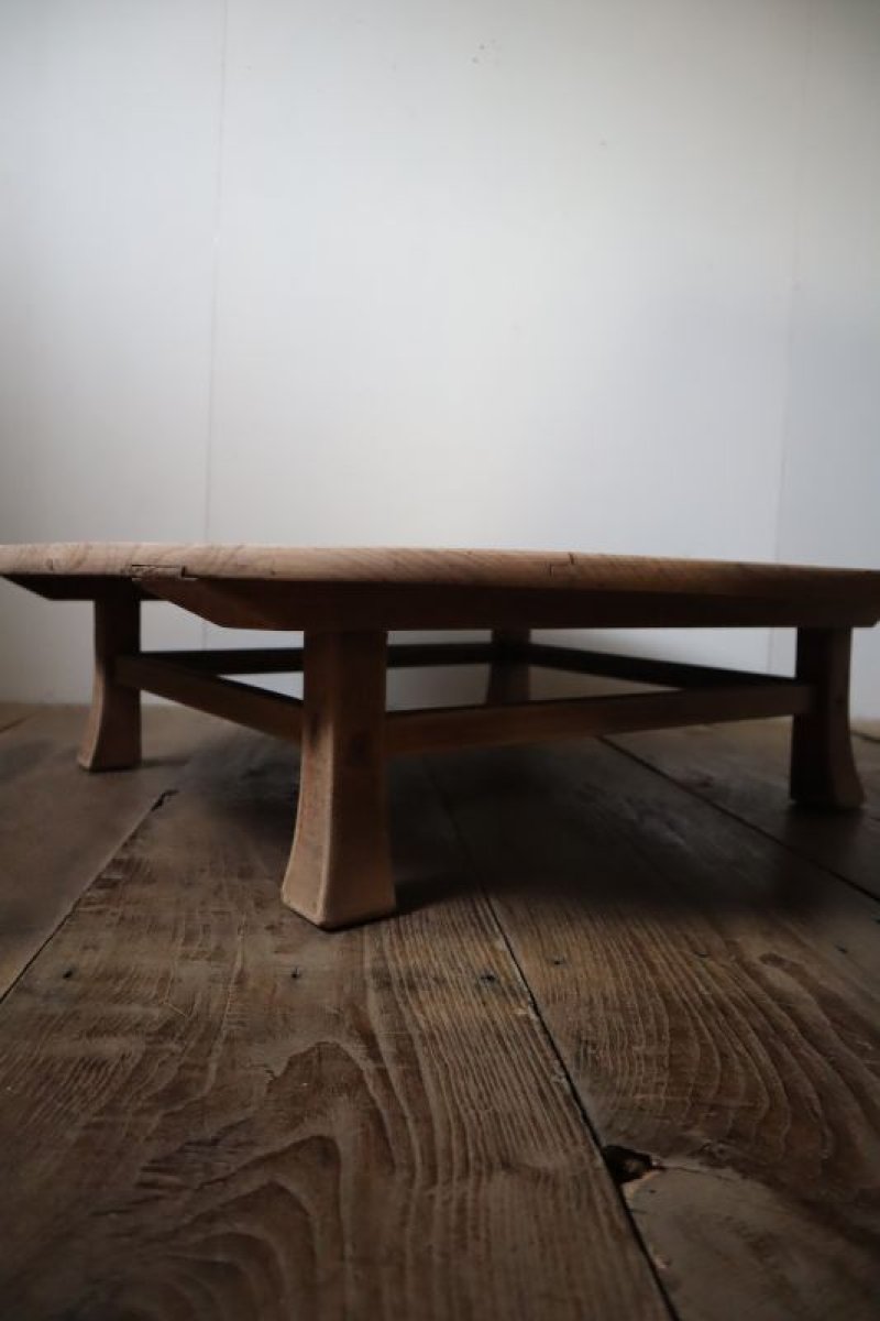 画像1: 総欅の卓袱台