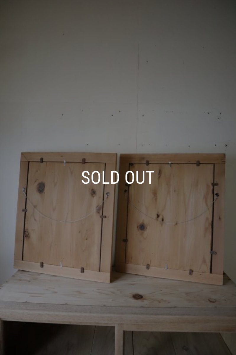 画像6: 木枠の鏡 (6)